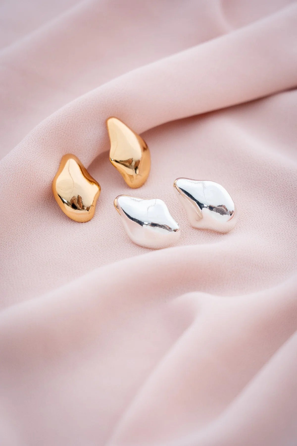 Drop 24K Gold Plated Maxi Studs