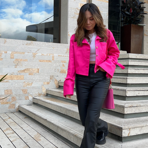 Bombom Aurora Pink Flare Sleeve Jacket